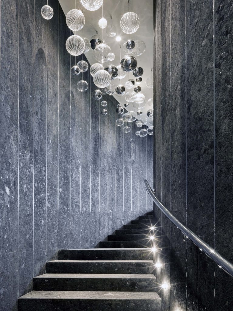 Spa swimming pool staircase