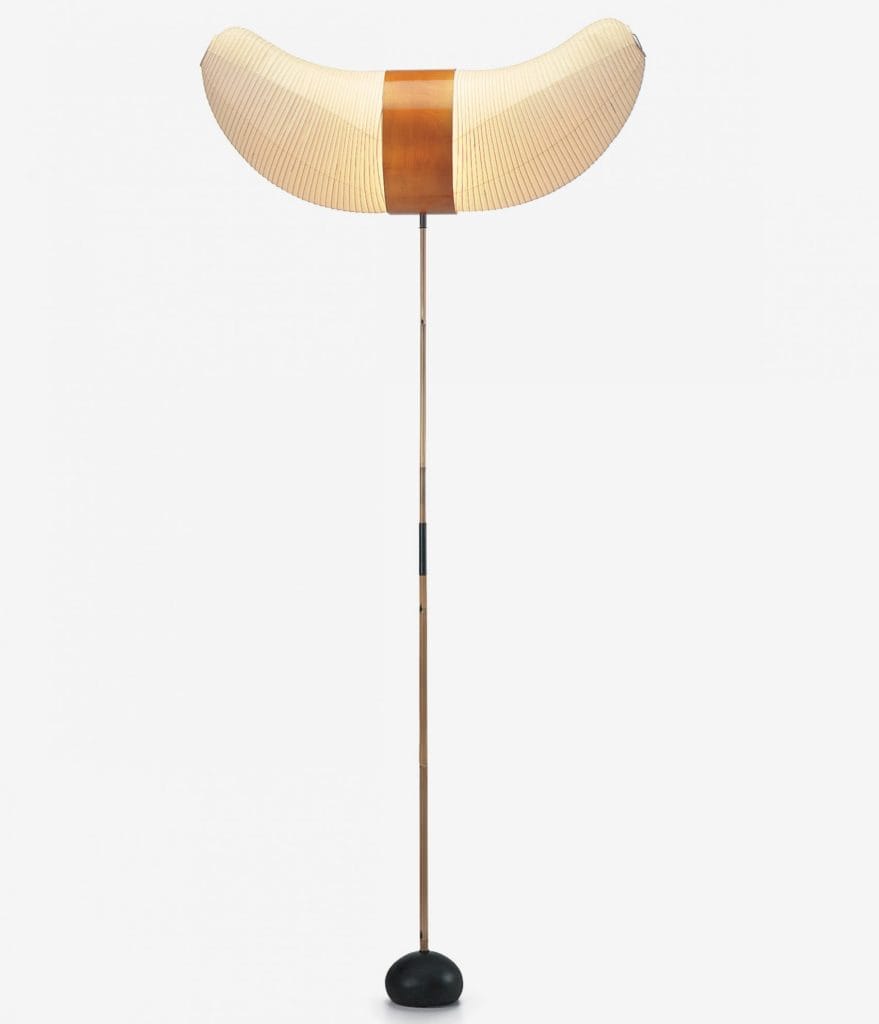 A lamp designed by Japanese-American artist Isamu Noguchi in 1951 is one of the 200 objects Stadler has selected for the exhibition